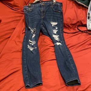 Size 17 Hollister Distressed Jeans